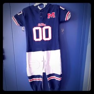 Ole Miss Toddler Football Outfit